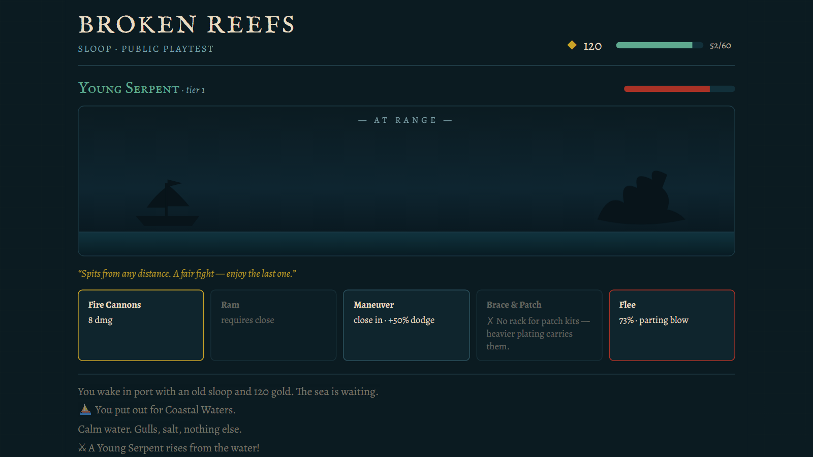 Broken Reefs: a fight at sea
